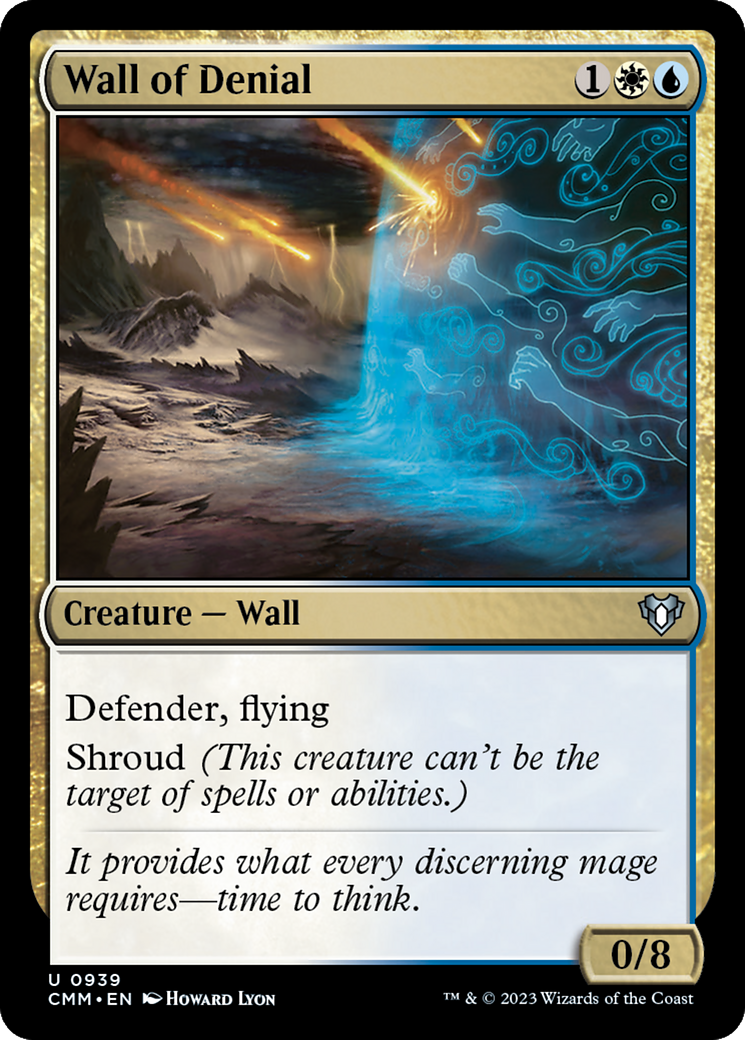 Wall of Denial [Commander Masters] | The Clever Kobold