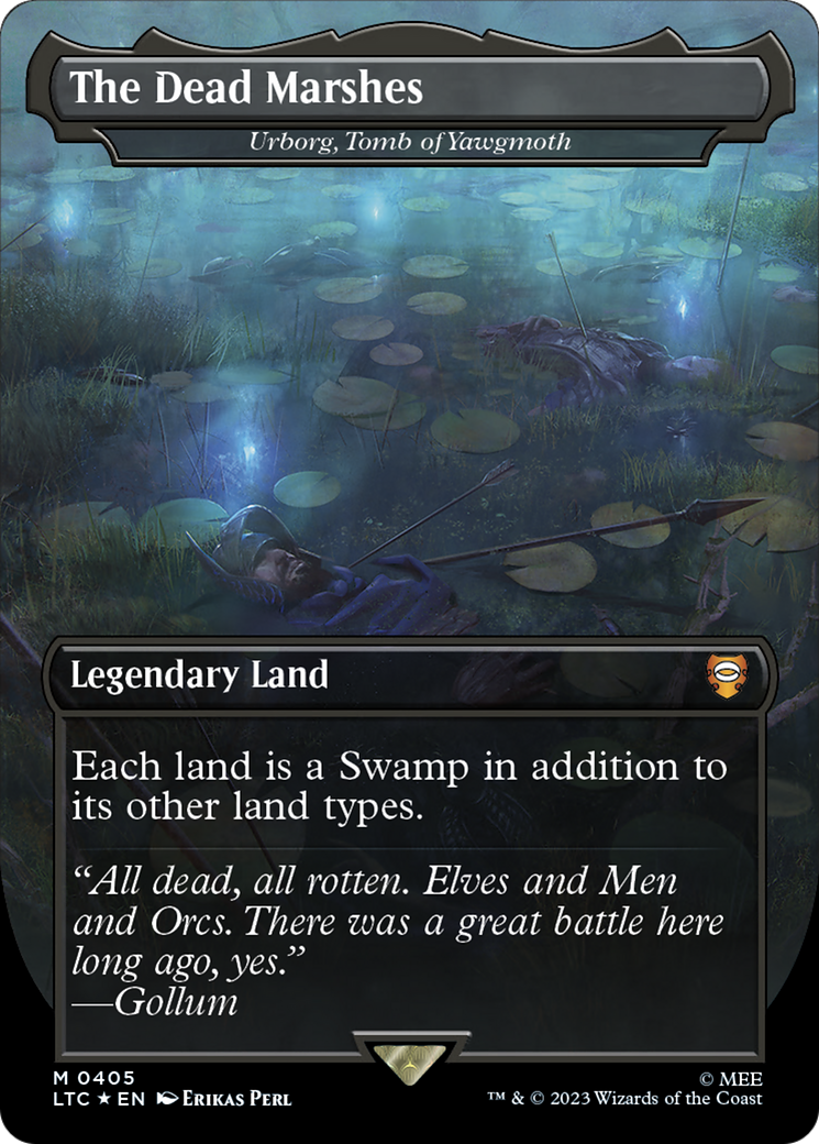 The Dead Marshes - Urborg, Tomb of Yawgmoth (Surge Foil Realms and Relics) [The Lord of the Rings: Tales of Middle-Earth Commander] | The Clever Kobold