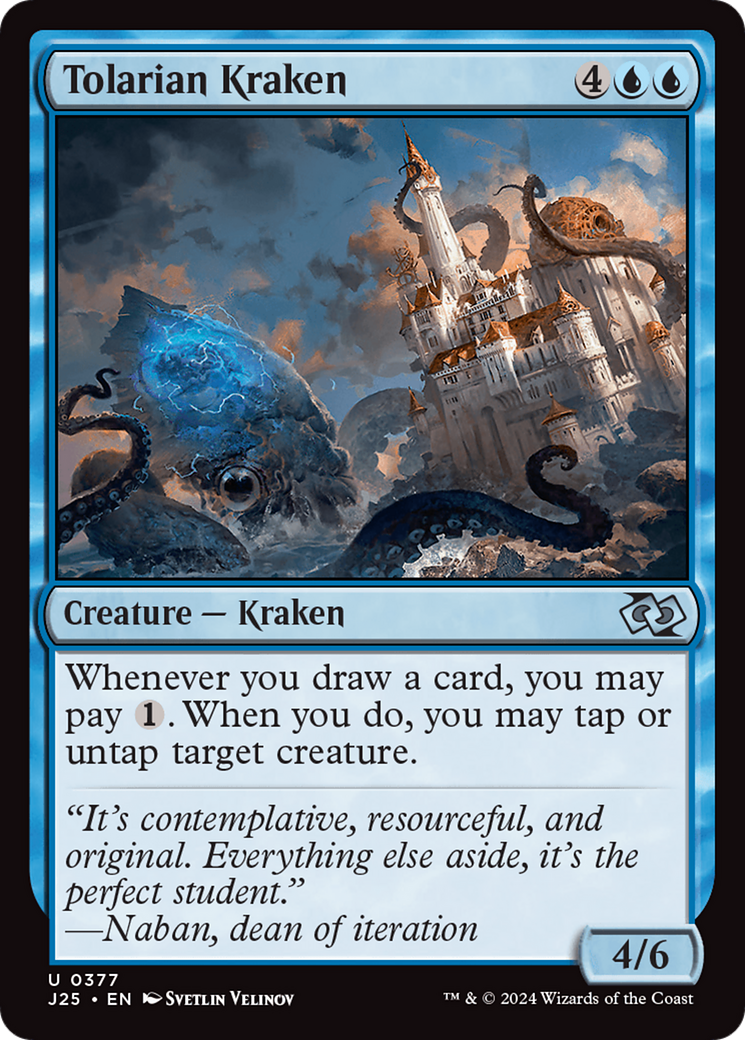 Tolarian Kraken [Foundations Jumpstart] | The Clever Kobold