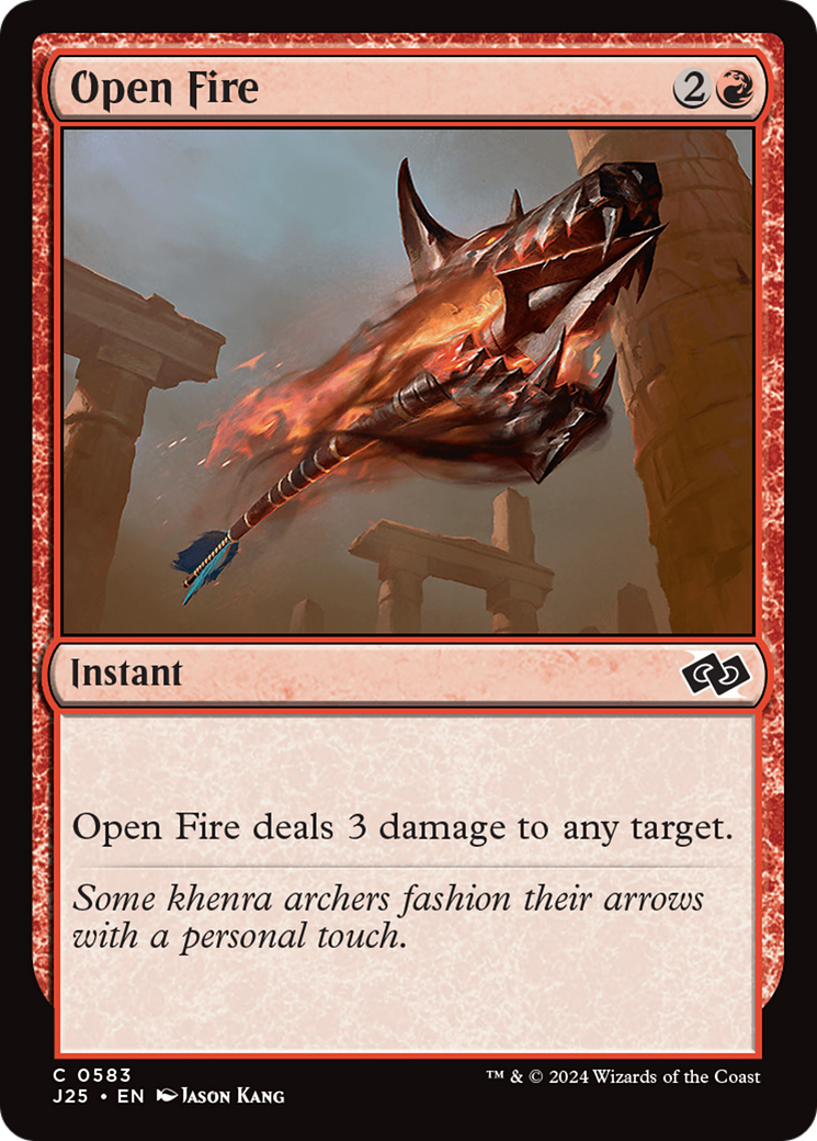 Open Fire [Foundations Jumpstart] | The Clever Kobold