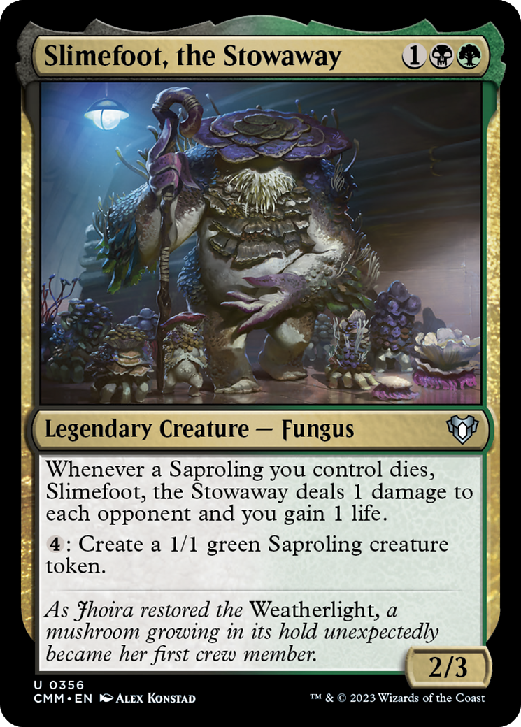 Slimefoot, the Stowaway [Commander Masters] | The Clever Kobold