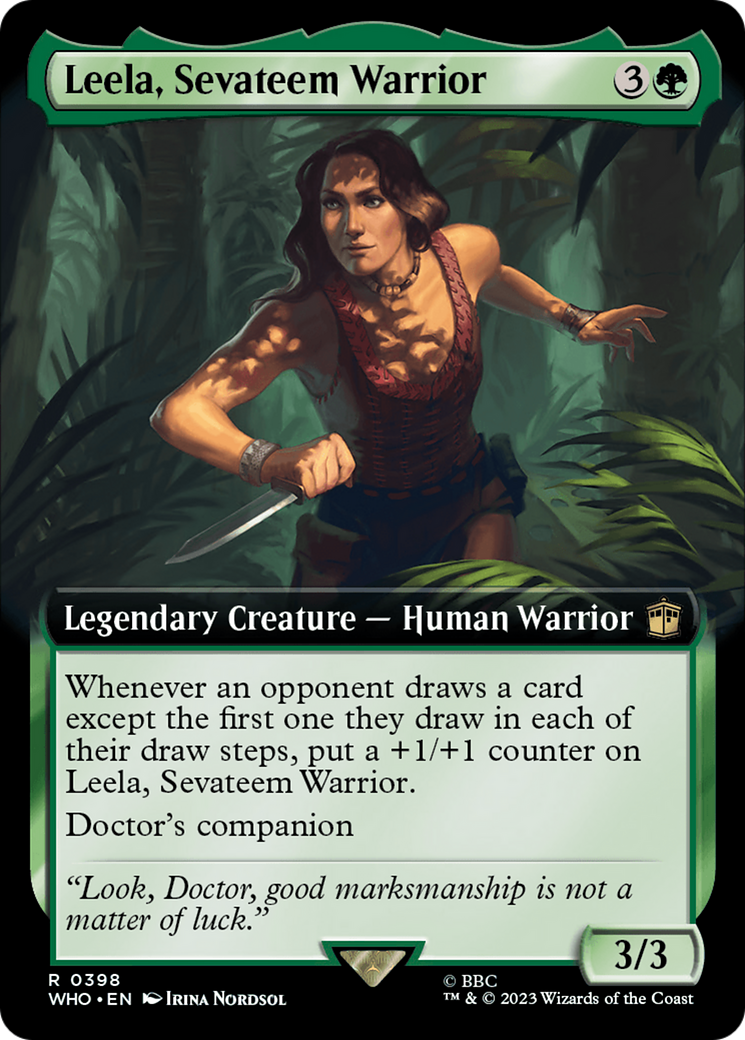 Leela, Sevateem Warrior (Extended Art) [Doctor Who] | The Clever Kobold