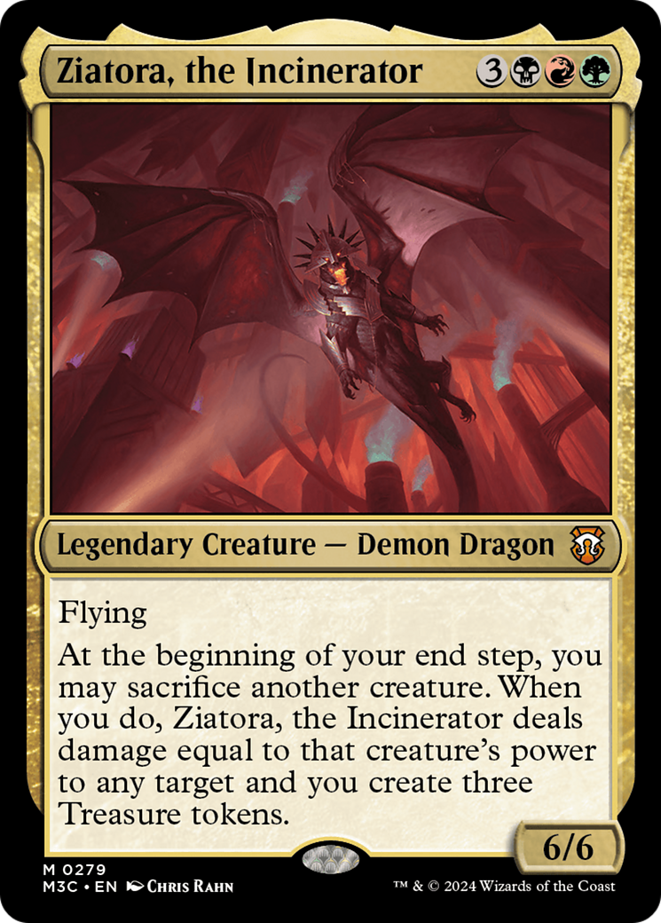 Ziatora, the Incinerator (Ripple Foil) [Modern Horizons 3 Commander] | The Clever Kobold