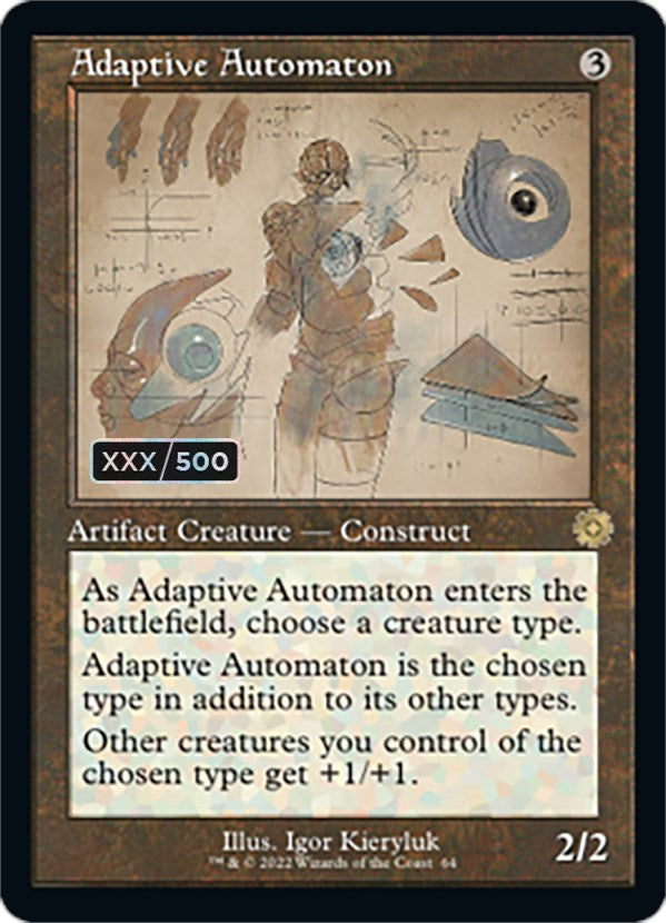 Adaptive Automaton (Retro Schematic) (Serialized) [The Brothers' War Retro Artifacts] | The Clever Kobold