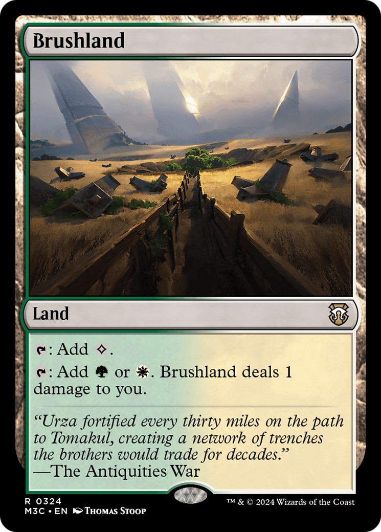 Brushland (Ripple Foil) [Modern Horizons 3 Commander] | The Clever Kobold