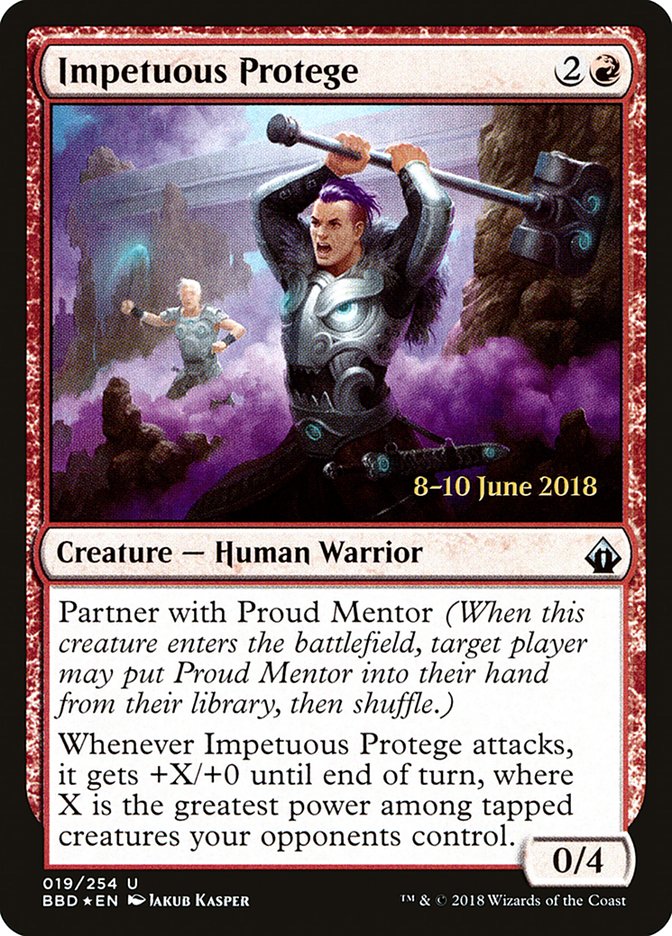 Impetuous Protege [Battlebond Prerelease Promos] | The Clever Kobold