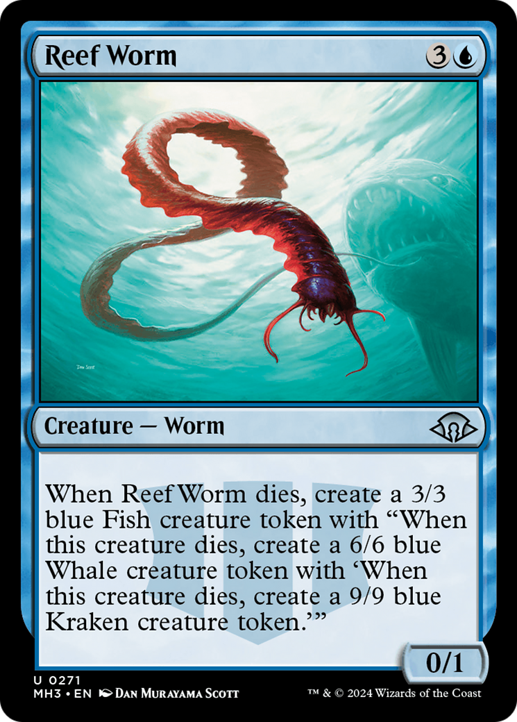 Reef Worm [Modern Horizons 3] | The Clever Kobold