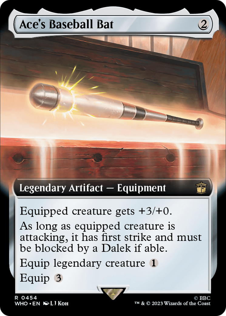 Ace's Baseball Bat (Extended Art) [Doctor Who] | The Clever Kobold