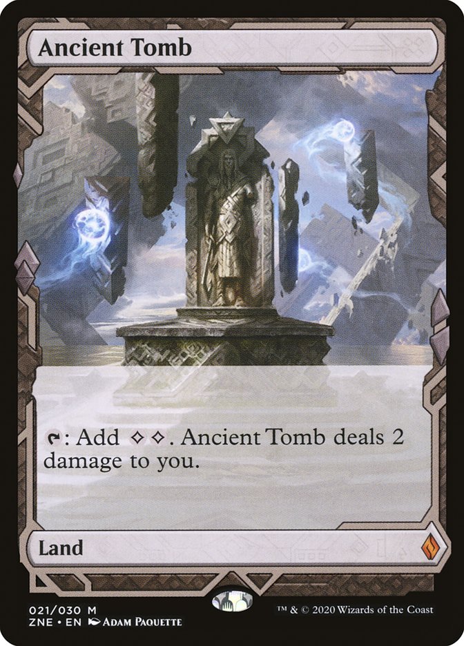 Ancient Tomb (Expeditions) [Zendikar Rising Expeditions] | The Clever Kobold