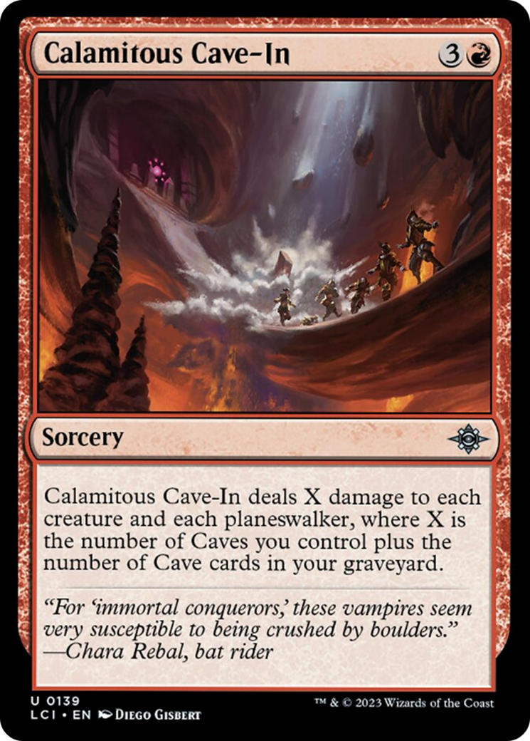 Calamitous Cave-In [The Lost Caverns of Ixalan] | The Clever Kobold