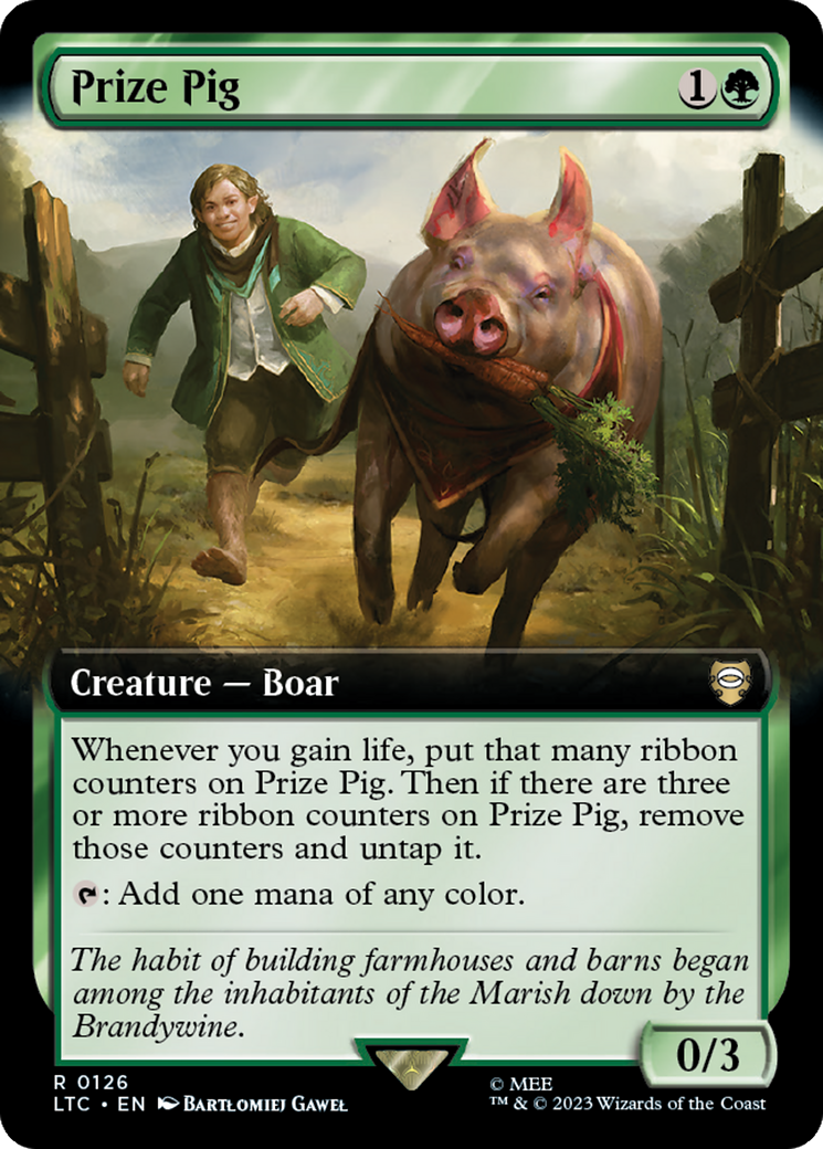 Prize Pig (Extended Art) [The Lord of the Rings: Tales of Middle-Earth Commander] | The Clever Kobold