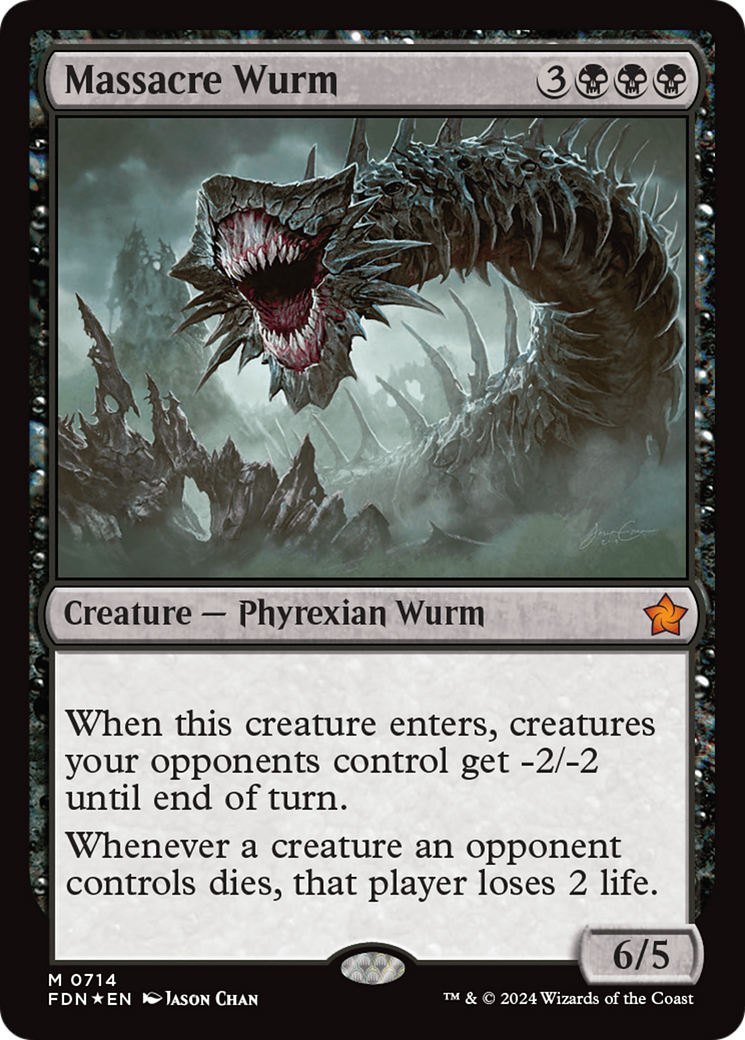 Massacre Wurm [Foundations] | The Clever Kobold