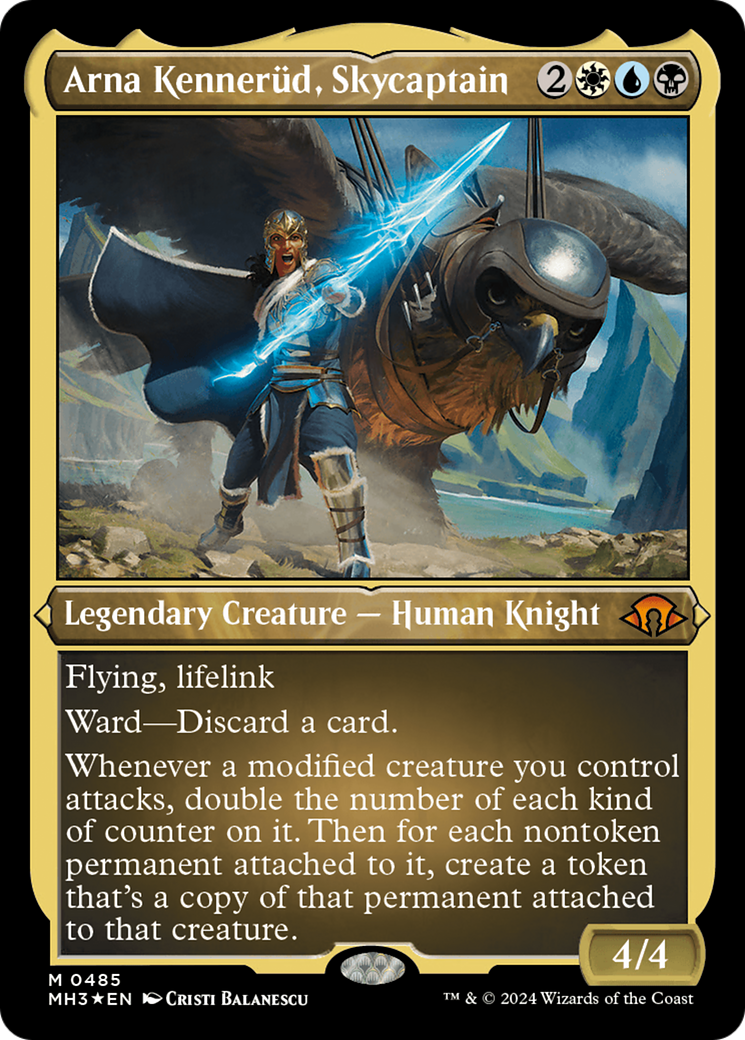 Arna Kennerud, Skycaptain (Foil Etched) [Modern Horizons 3] | The Clever Kobold