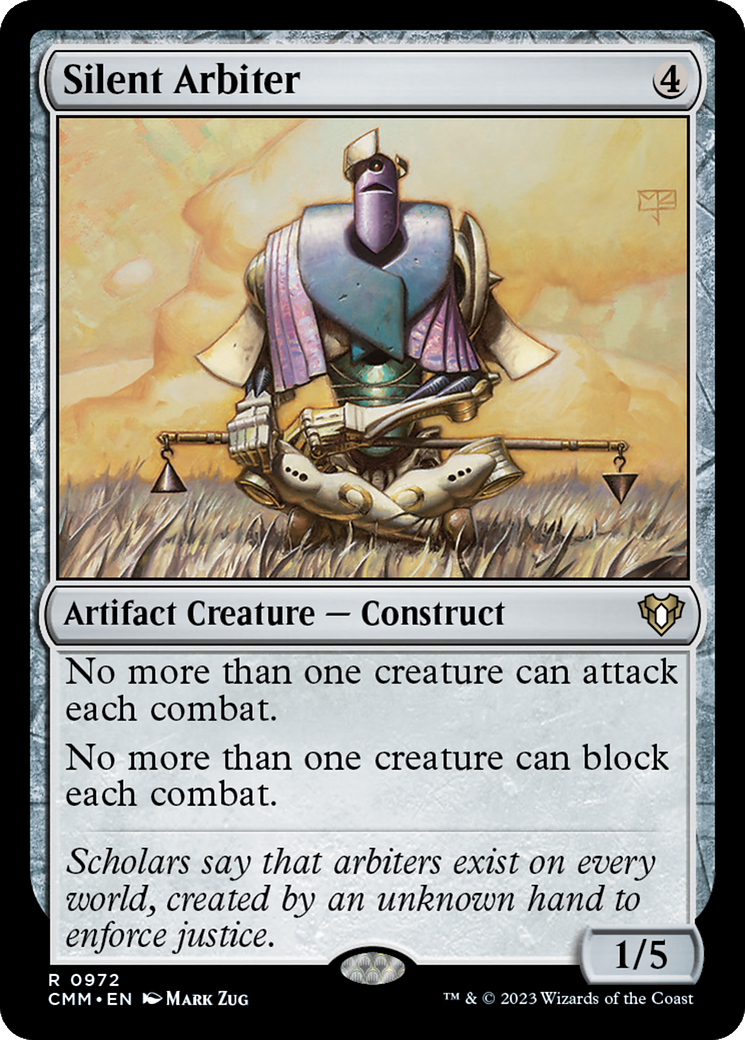 Silent Arbiter [Commander Masters] | The Clever Kobold