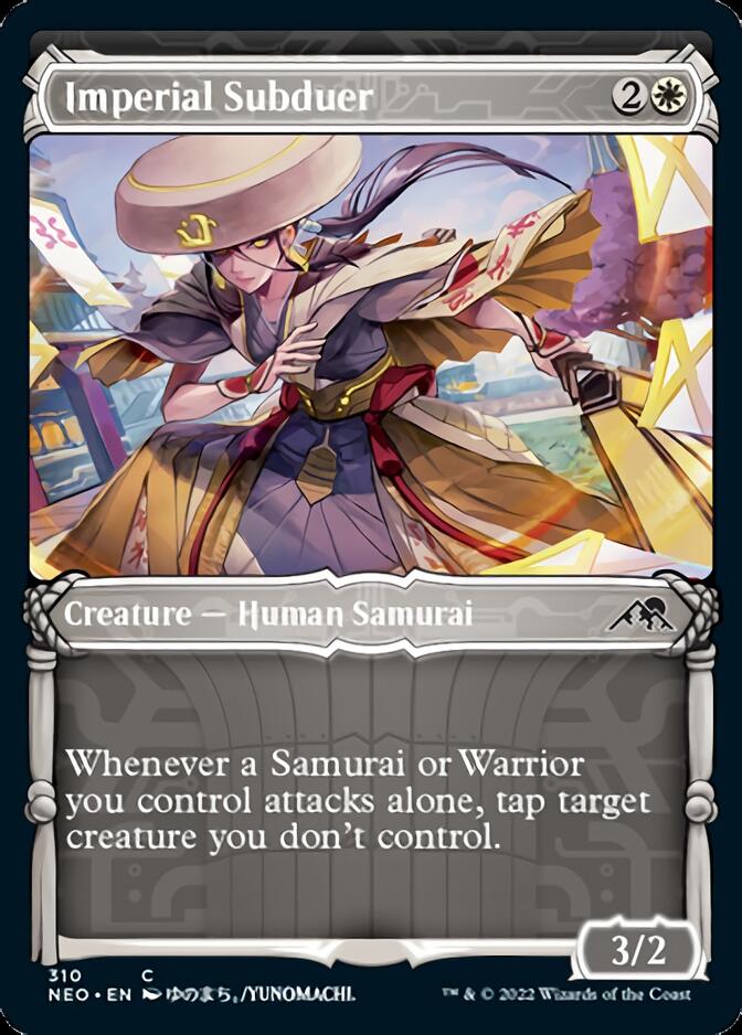 Imperial Subduer (Showcase Samurai) [Kamigawa: Neon Dynasty] | The Clever Kobold