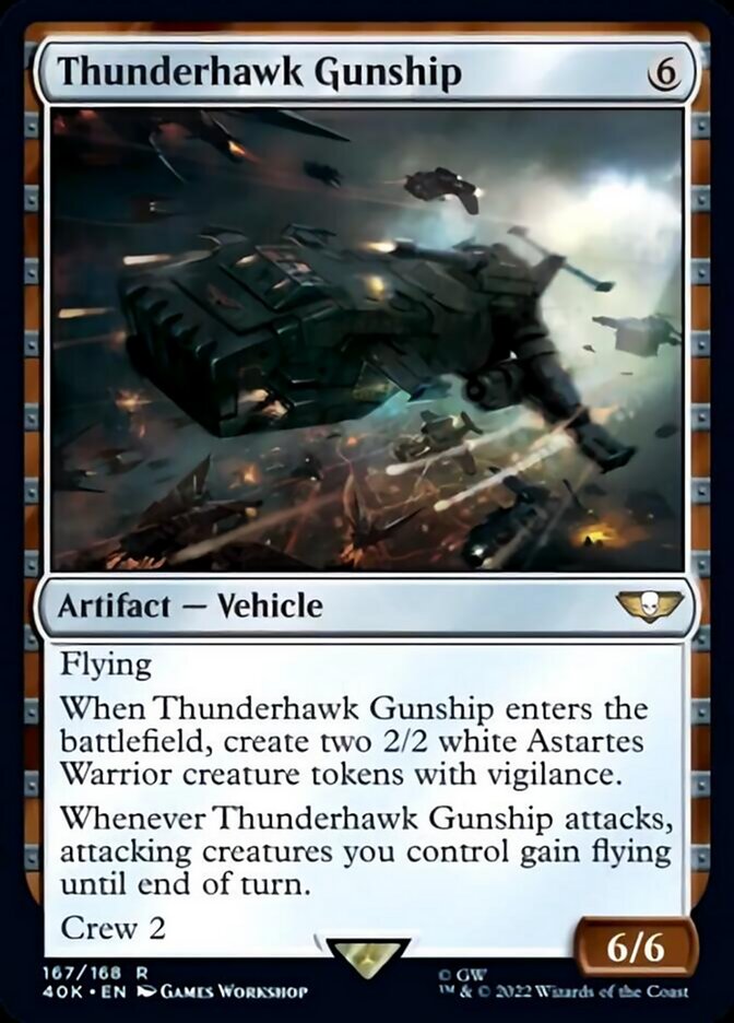 Thunderhawk Gunship (Surge Foil) [Warhammer 40,000] | The Clever Kobold