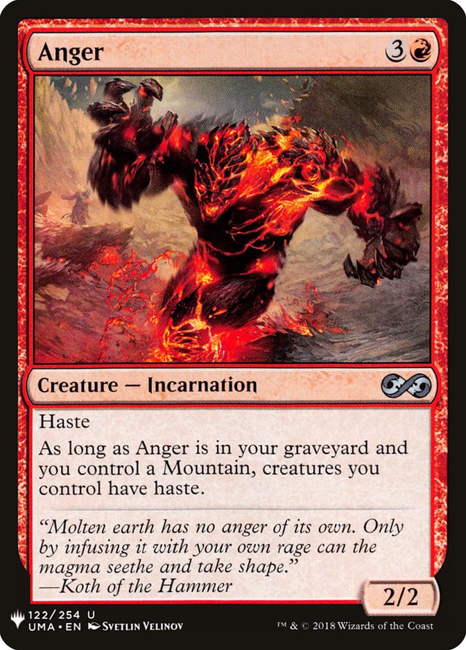 Anger [Mystery Booster] | The Clever Kobold