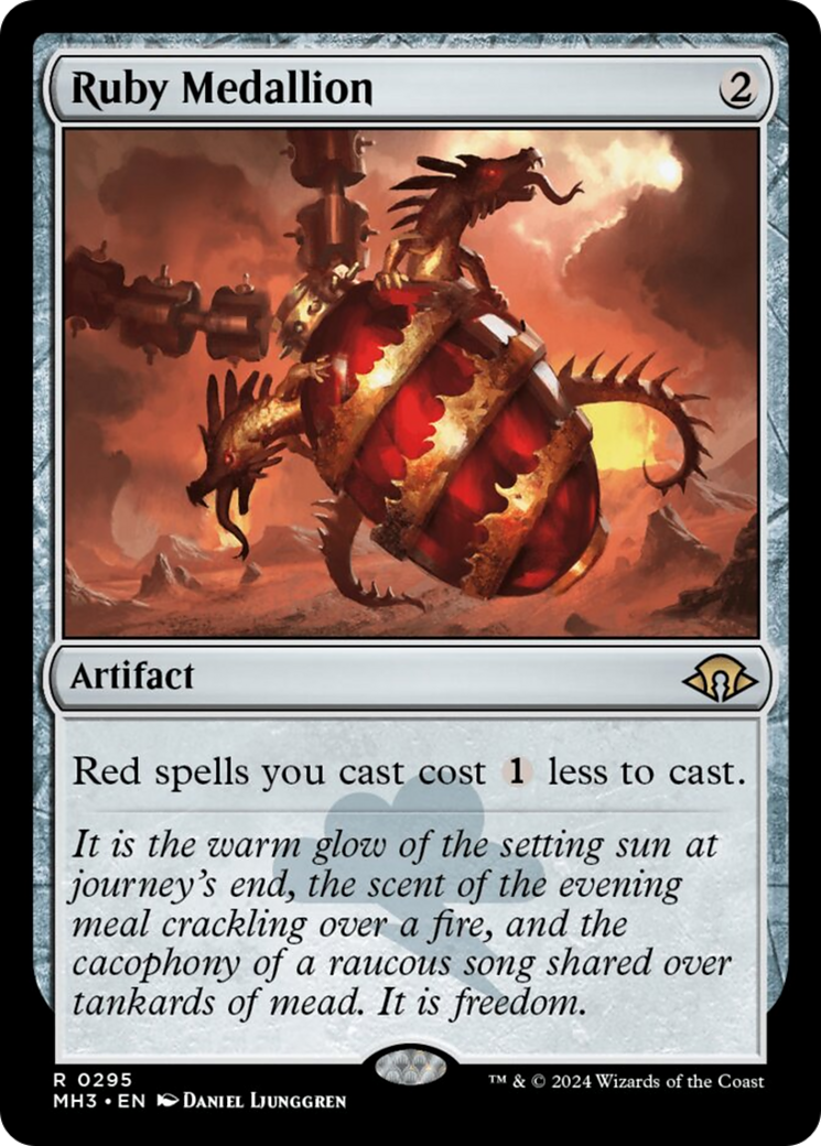 Ruby Medallion [Modern Horizons 3] | The Clever Kobold