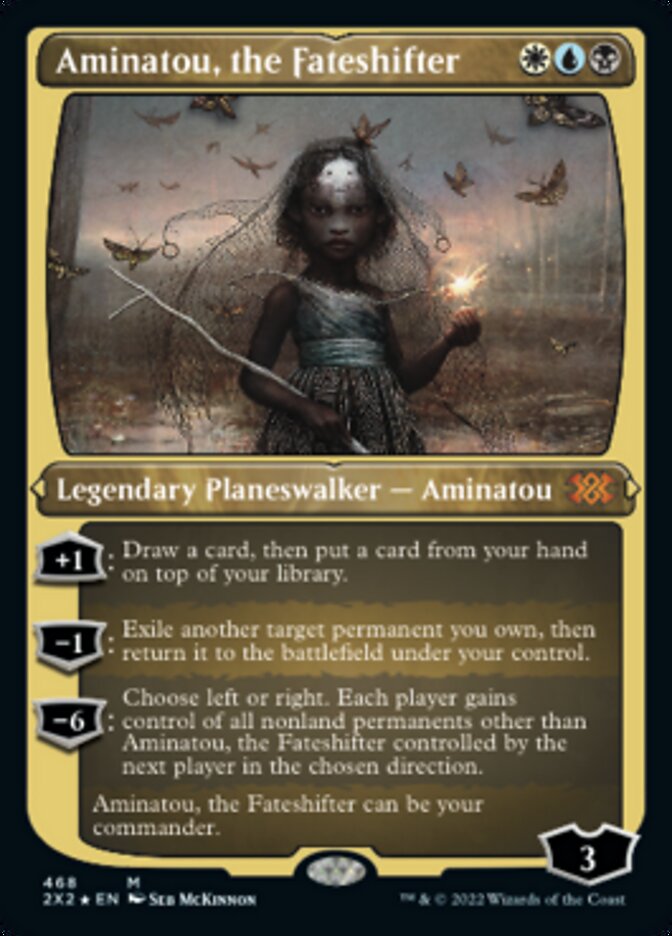 Aminatou, the Fateshifter (Foil Etched) [Double Masters 2022] | The Clever Kobold