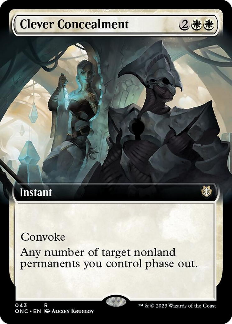 Clever Concealment (Extended Art) [Phyrexia: All Will Be One Commander] | The Clever Kobold