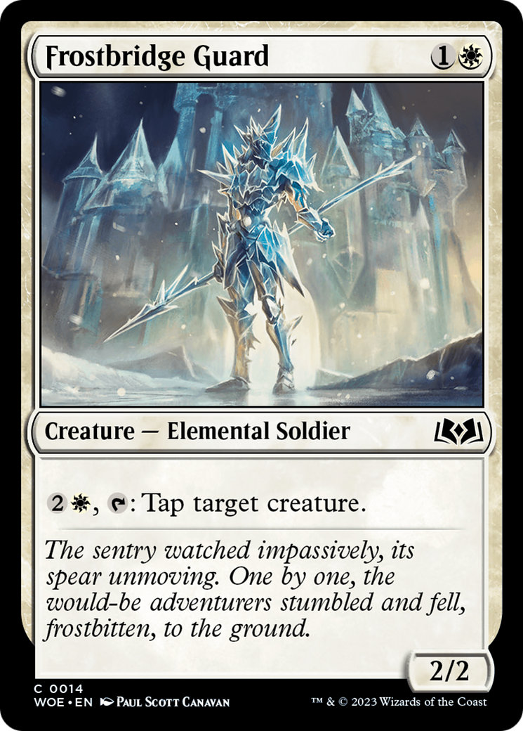 Frostbridge Guard [Wilds of Eldraine] | The Clever Kobold