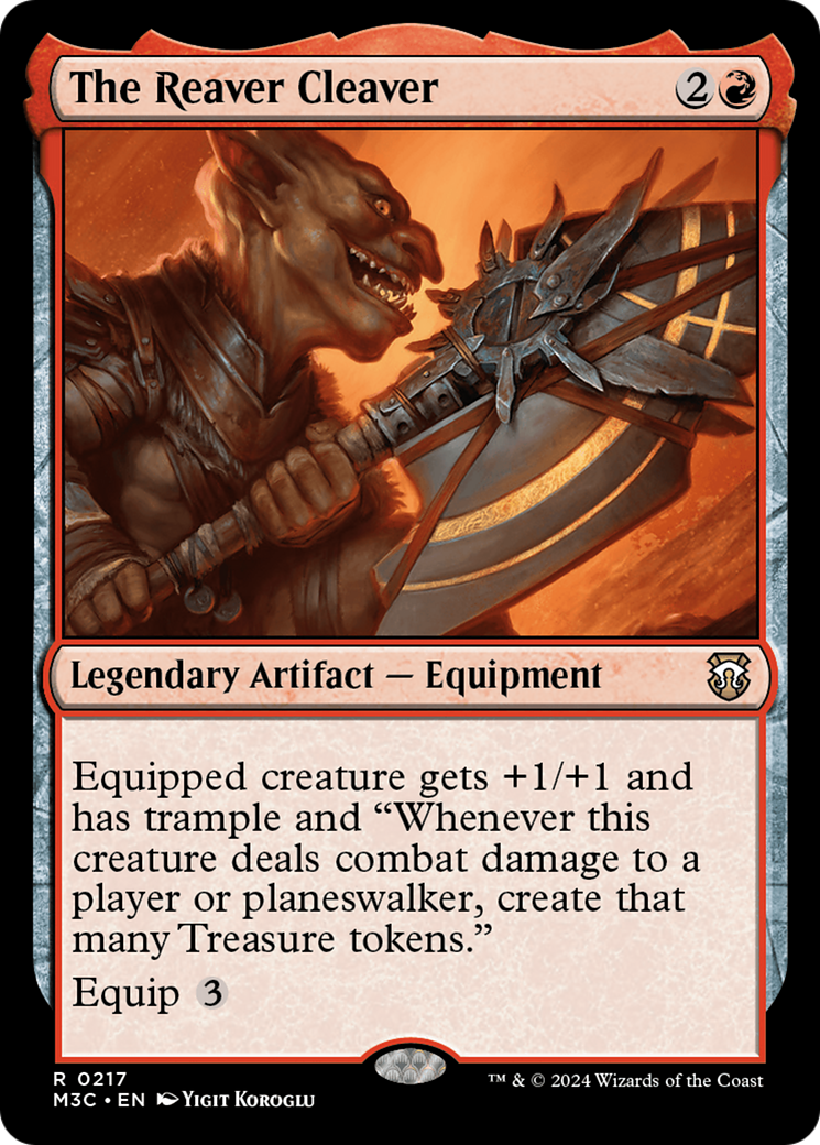 The Reaver Cleaver (Ripple Foil) [Modern Horizons 3 Commander] | The Clever Kobold