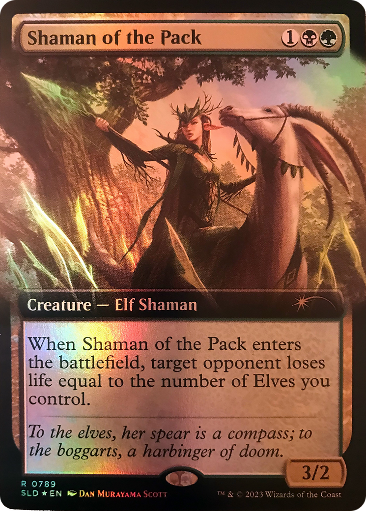 Shaman of the Pack (Extended Art) [Secret Lair Drop Series] | The Clever Kobold