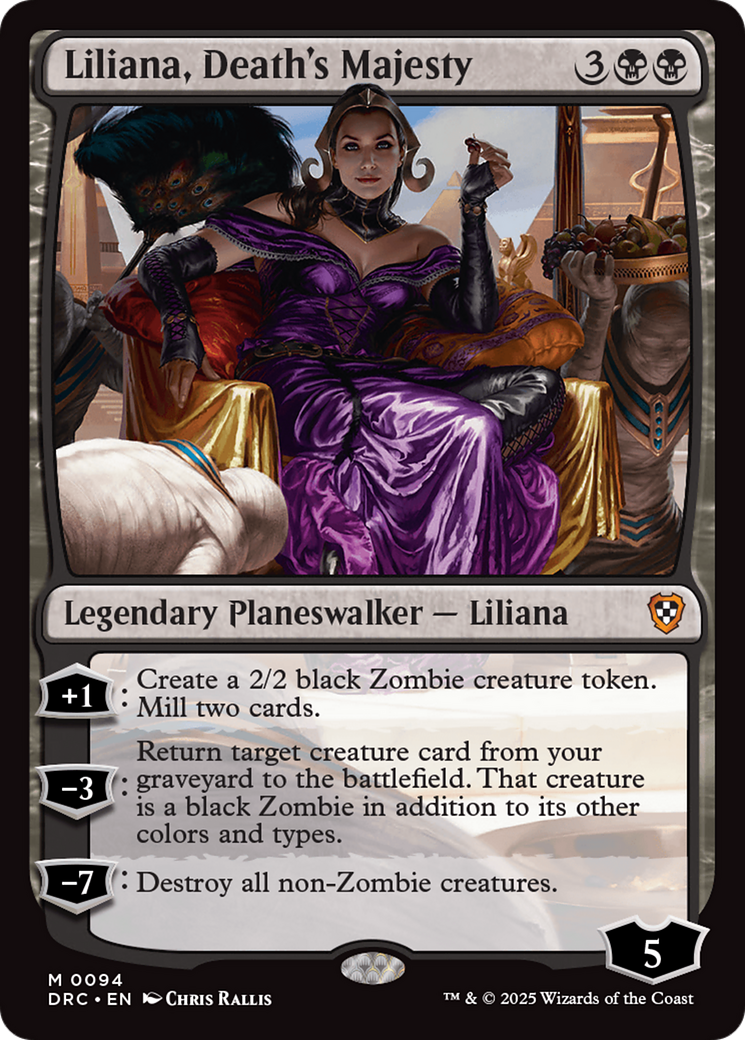 Liliana, Death's Majesty [Aetherdrift Commander] | The Clever Kobold