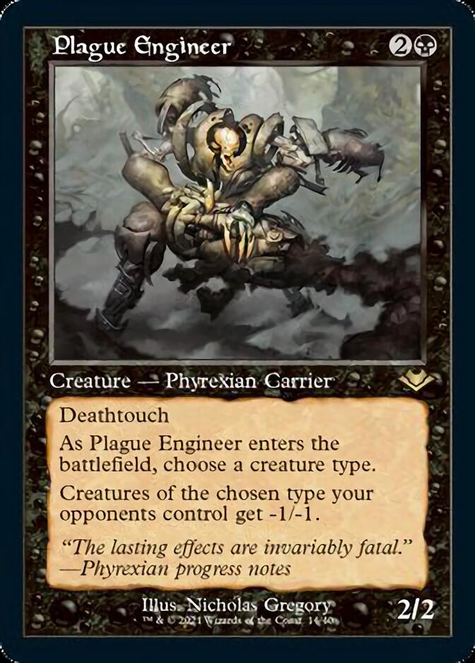 Plague Engineer (Retro Foil Etched) [Modern Horizons] | The Clever Kobold