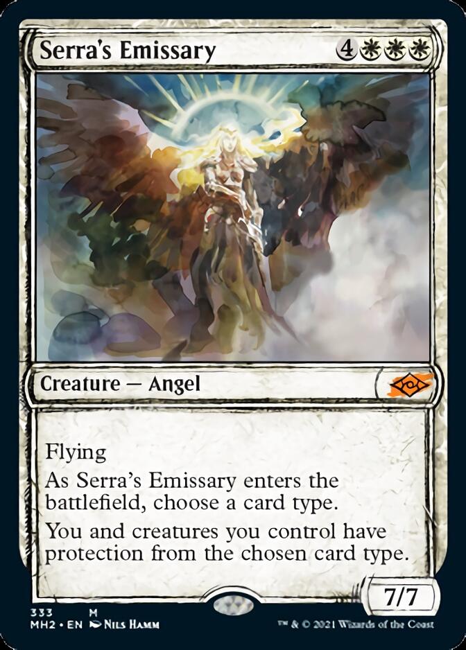 Serra's Emissary (Sketch) [Modern Horizons 2] | The Clever Kobold