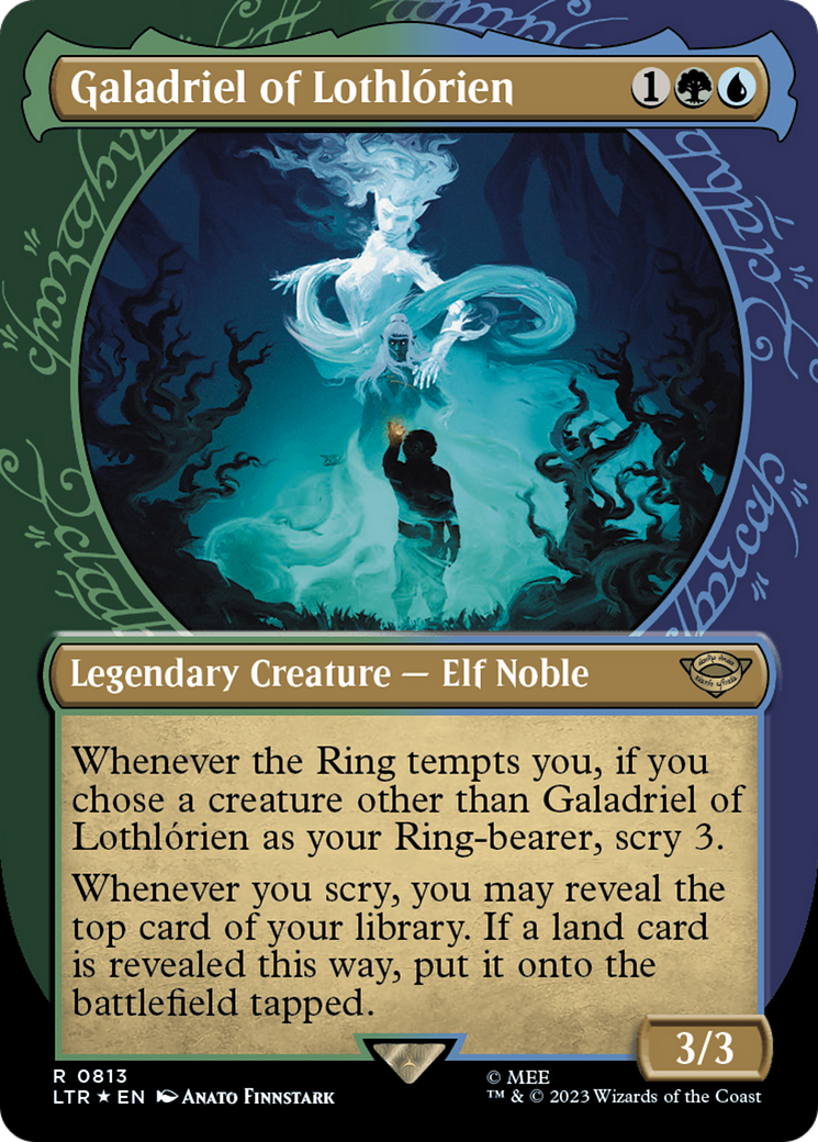 Galadriel of Lothlorien (Showcase) (Surge Foil) [The Lord of the Rings: Tales of Middle-Earth] | The Clever Kobold