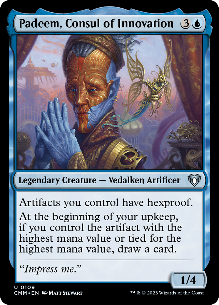 Padeem, Consul of Innovation [Commander Masters] | The Clever Kobold