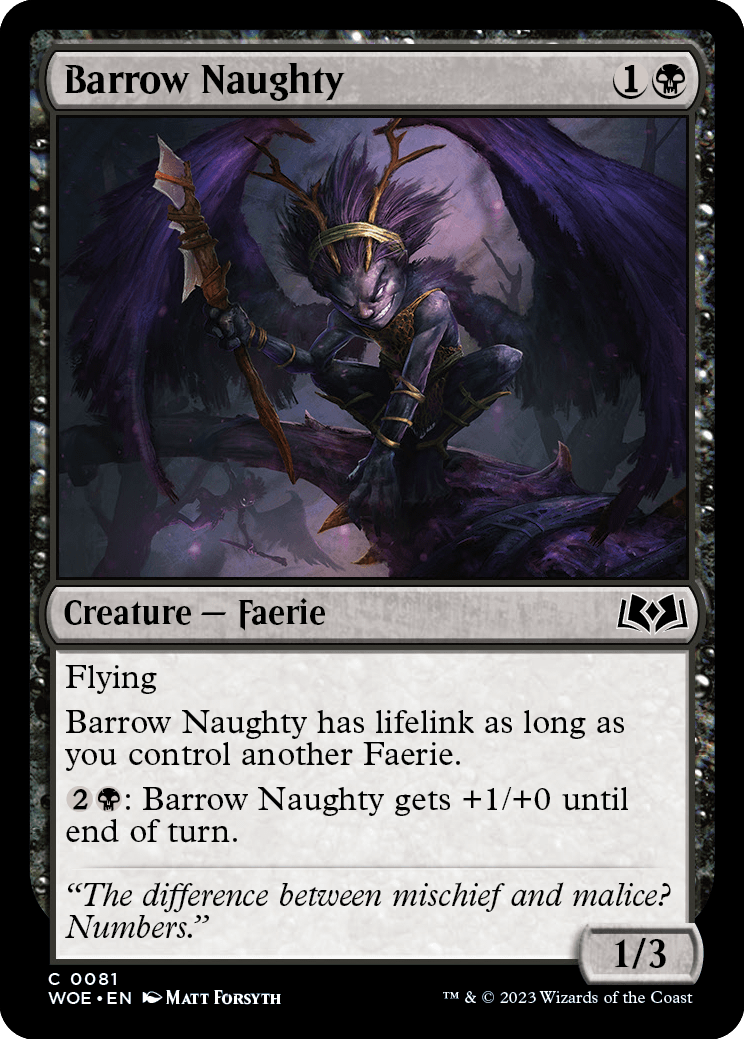 Barrow Naughty [Wilds of Eldraine] | The Clever Kobold