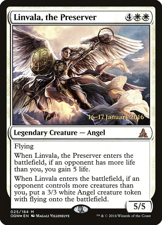 Linvala, the Preserver [Oath of the Gatewatch Prerelease Promos] | The Clever Kobold