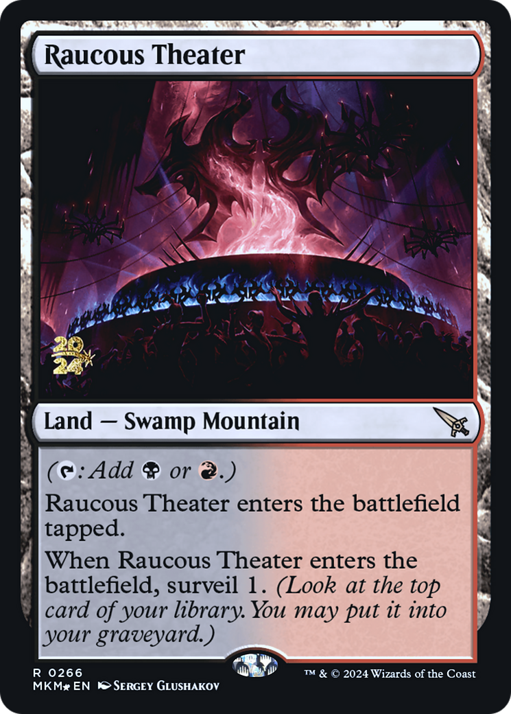 Raucous Theater [Murders at Karlov Manor Prerelease Promos] | The Clever Kobold