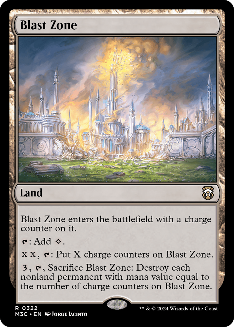 Blast Zone (Ripple Foil) [Modern Horizons 3 Commander] | The Clever Kobold