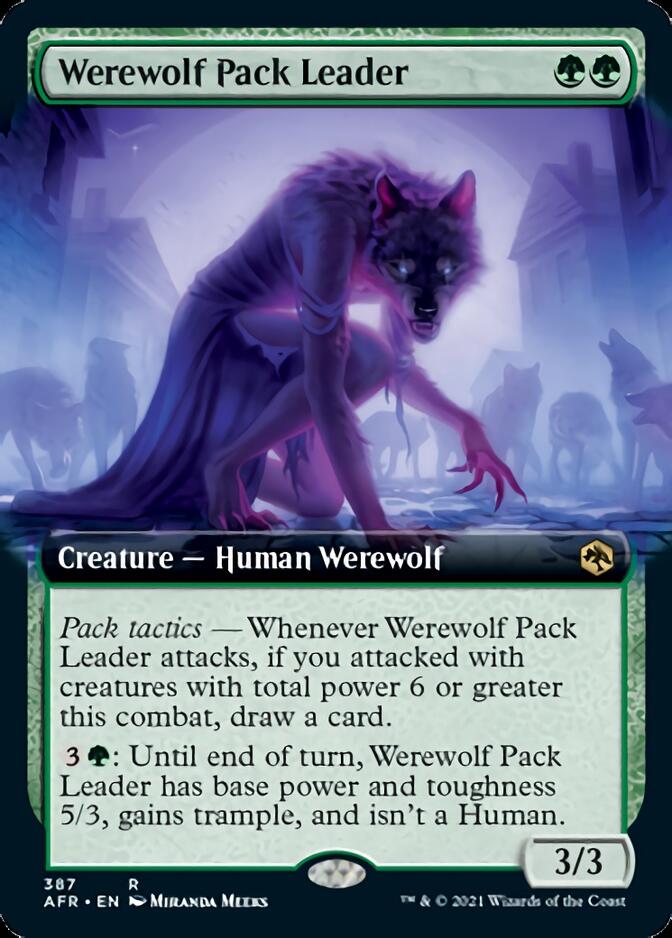 Werewolf Pack Leader (Extended Art) [Dungeons & Dragons: Adventures in the Forgotten Realms] | The Clever Kobold