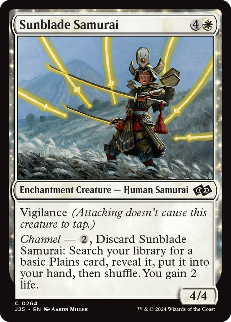 Sunblade Samurai [Foundations Jumpstart] | The Clever Kobold