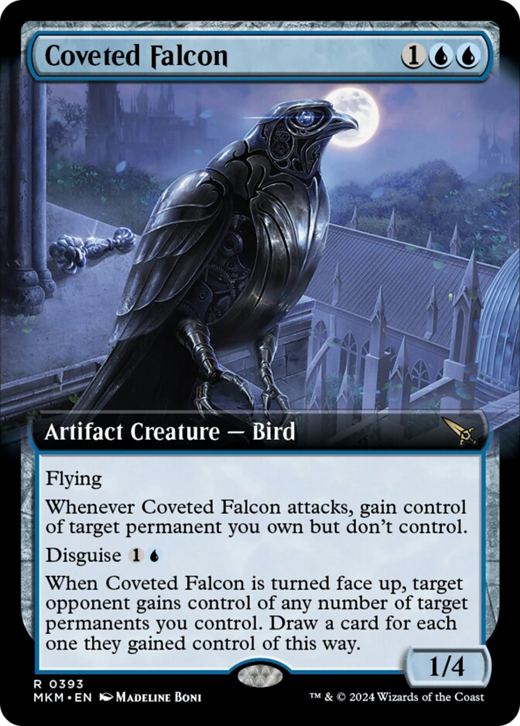 Coveted Falcon (Extended Art) [Murders at Karlov Manor] | The Clever Kobold