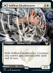 Selfless Glyphweaver // Deadly Vanity (Extended Art) [Strixhaven: School of Mages] | The Clever Kobold