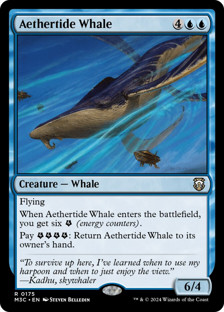 Aethertide Whale [Modern Horizons 3 Commander] | The Clever Kobold