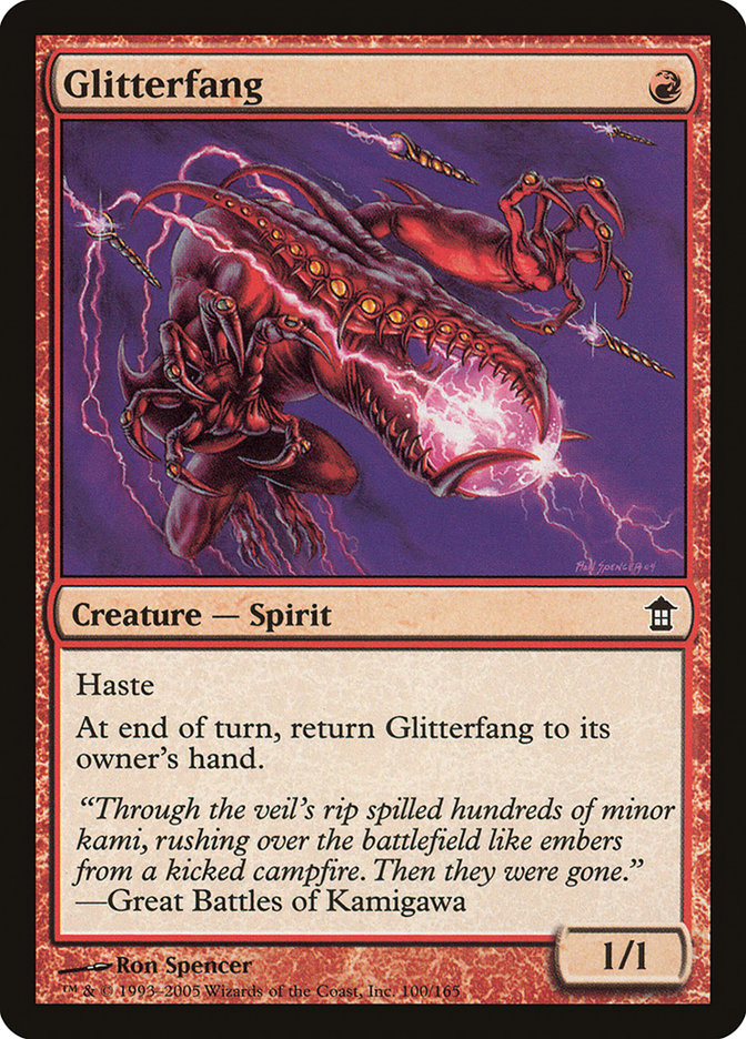 Glitterfang [Saviors of Kamigawa] | The Clever Kobold