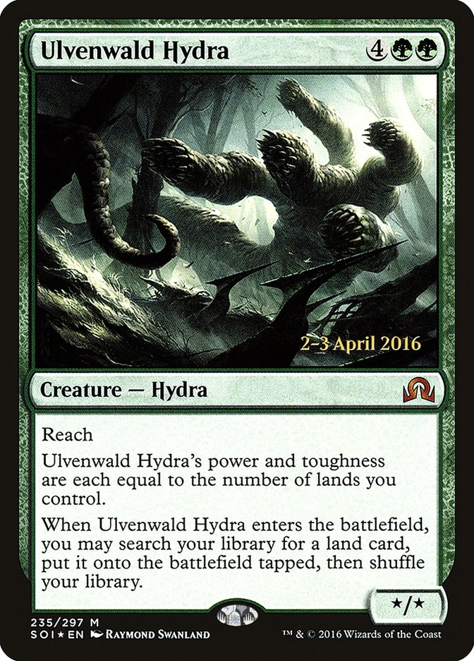 Ulvenwald Hydra [Shadows over Innistrad Prerelease Promos] | The Clever Kobold