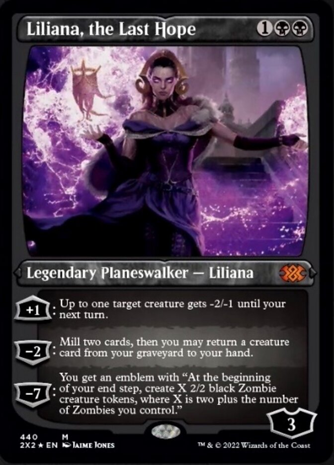 Liliana, the Last Hope (Foil Etched) [Double Masters 2022] | The Clever Kobold