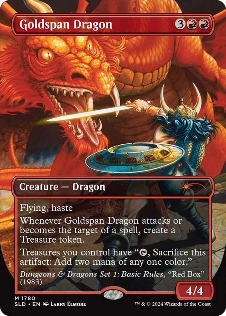 Goldspan Dragon (Rainbow Foil) [Secret Lair Drop Series] | The Clever Kobold