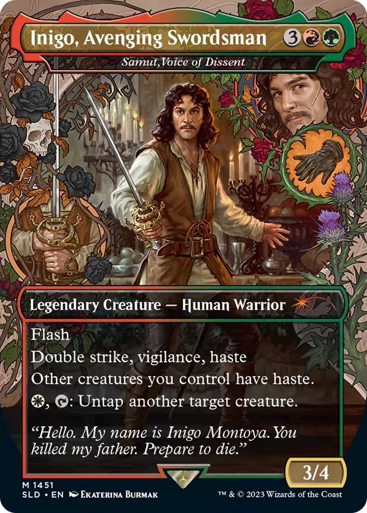 Inigo, Avenging Swordsman - Samut, Voice of Dissent [Secret Lair Drop Series] | The Clever Kobold