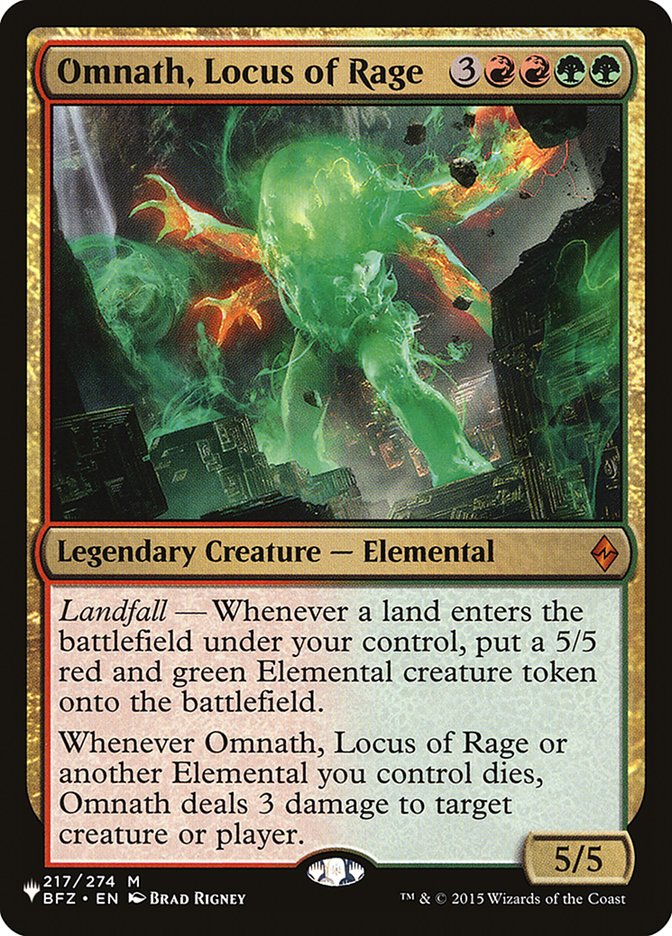 Omnath, Locus of Rage [The List] | The Clever Kobold