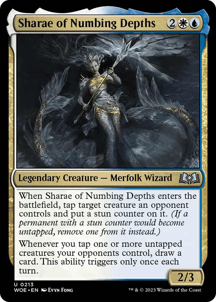 Sharae of Numbing Depths [Wilds of Eldraine] | The Clever Kobold