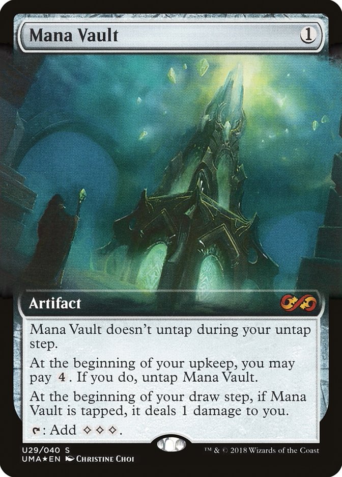 Mana Vault (Topper) [Ultimate Masters Box Topper] | The Clever Kobold