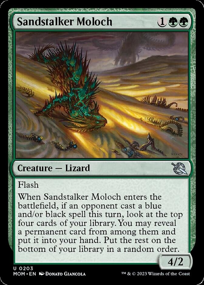 Sandstalker Moloch [March of the Machine] | The Clever Kobold